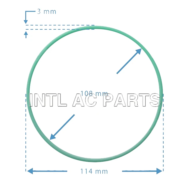 Universal Green O-Ring for OR-0108MG