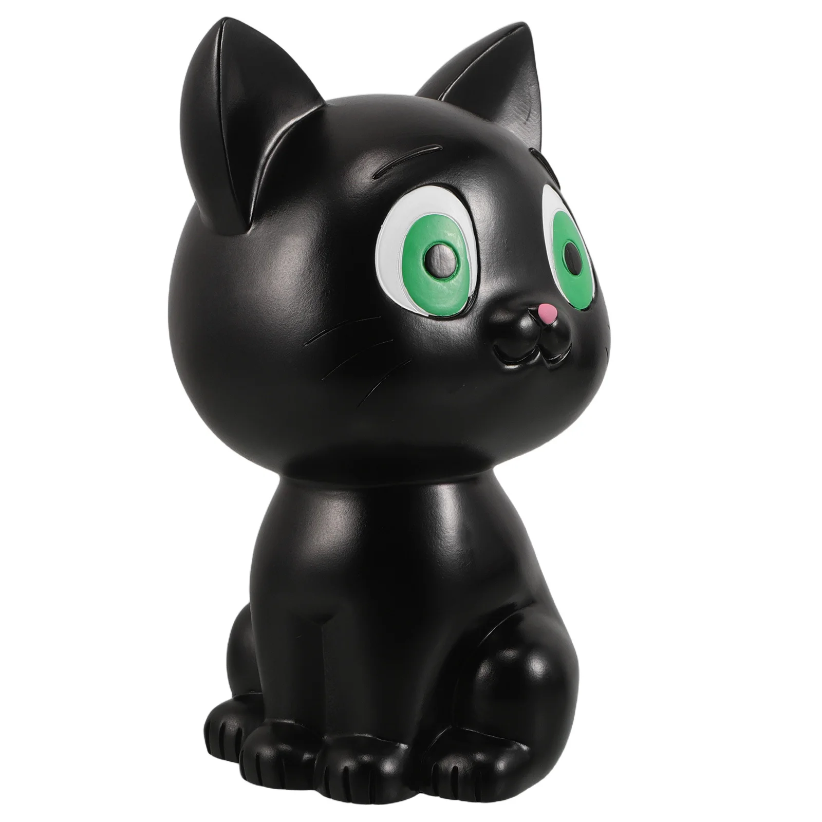 Salvadanaio per gattino Salvadanaio per gatti infrangibile Bianco Compleanno per bambini Natale Decorazione per la casa Statua di animale creativa Risparmio di denaro