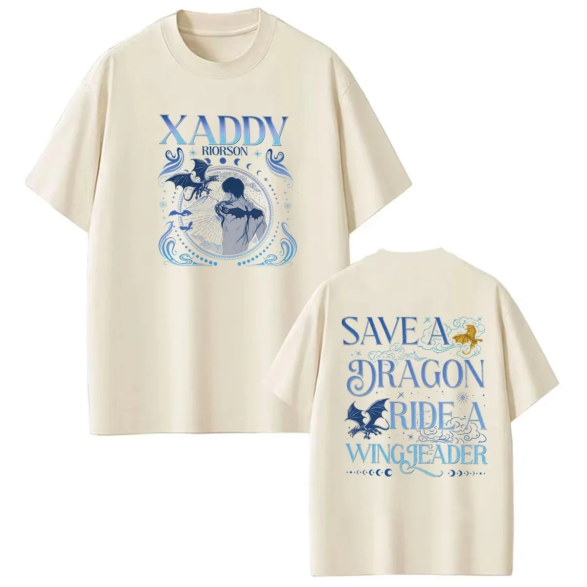 Summer Hot Sale Xaden Riorson Fourth Wing Graphic T Shirts Men Women Fashion Oversized Cotton T-shirt Gothic Oversized T-shirts
