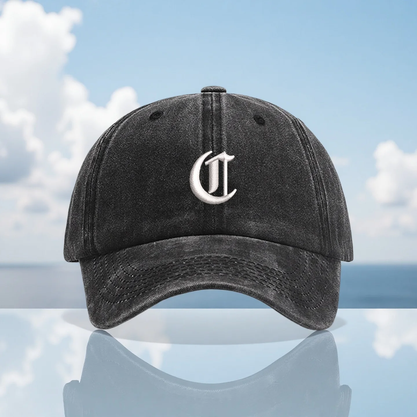 قبعة بيسبول كلاسيكية مطرزة منخفضة المستوى C قابلة للتعديل قبعة جولف للأب قبعة قطنية عادية غير مصنوعة للرجال والنساء #1