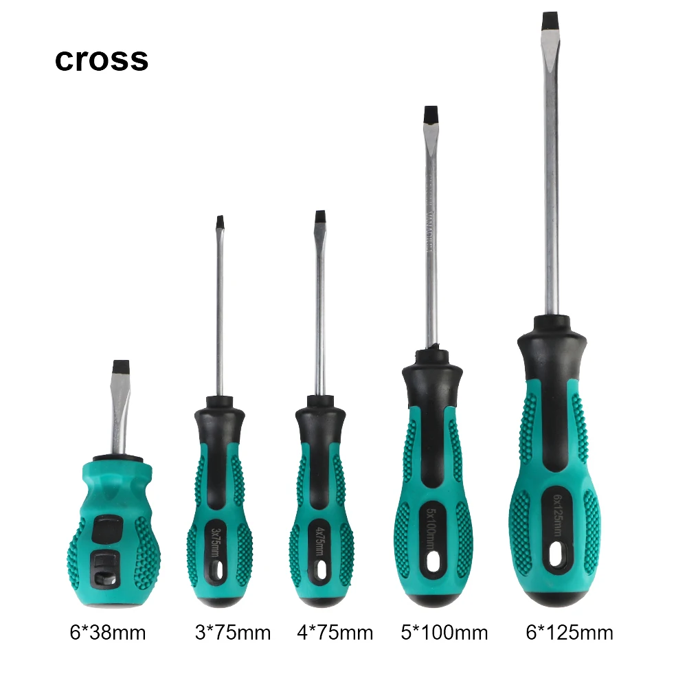 Screwdriver cross flat screwdriver Hardware screwdriver tool set multifunctional combination strong magnetic screwdriver