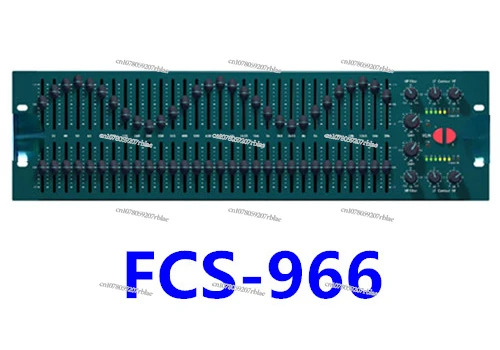 FCS-966 2x 30 Stage Performance Professional Equalizer Dual Channel Graphic Equalizer