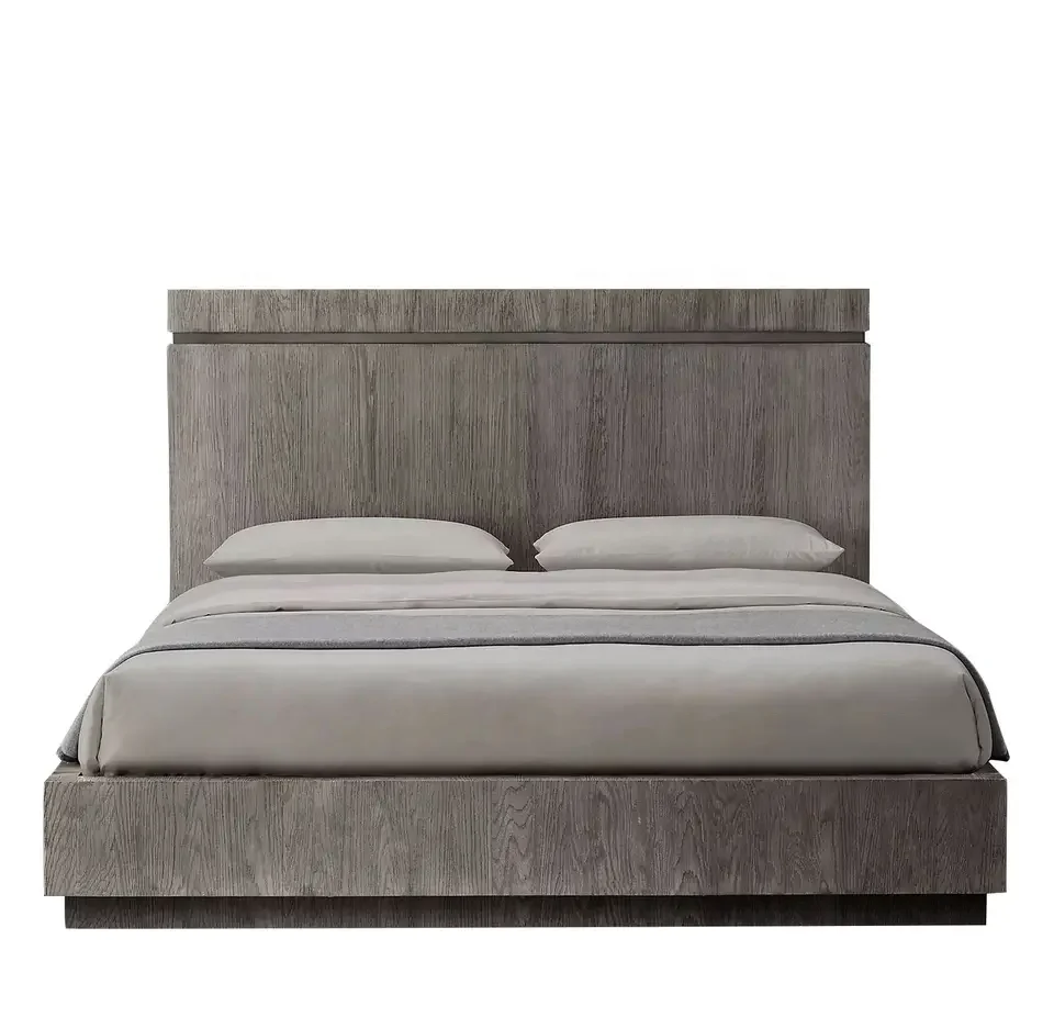 

* Luxury Modern Home Furniture Hotel Bed Living Room Reclaimed Panel Bed