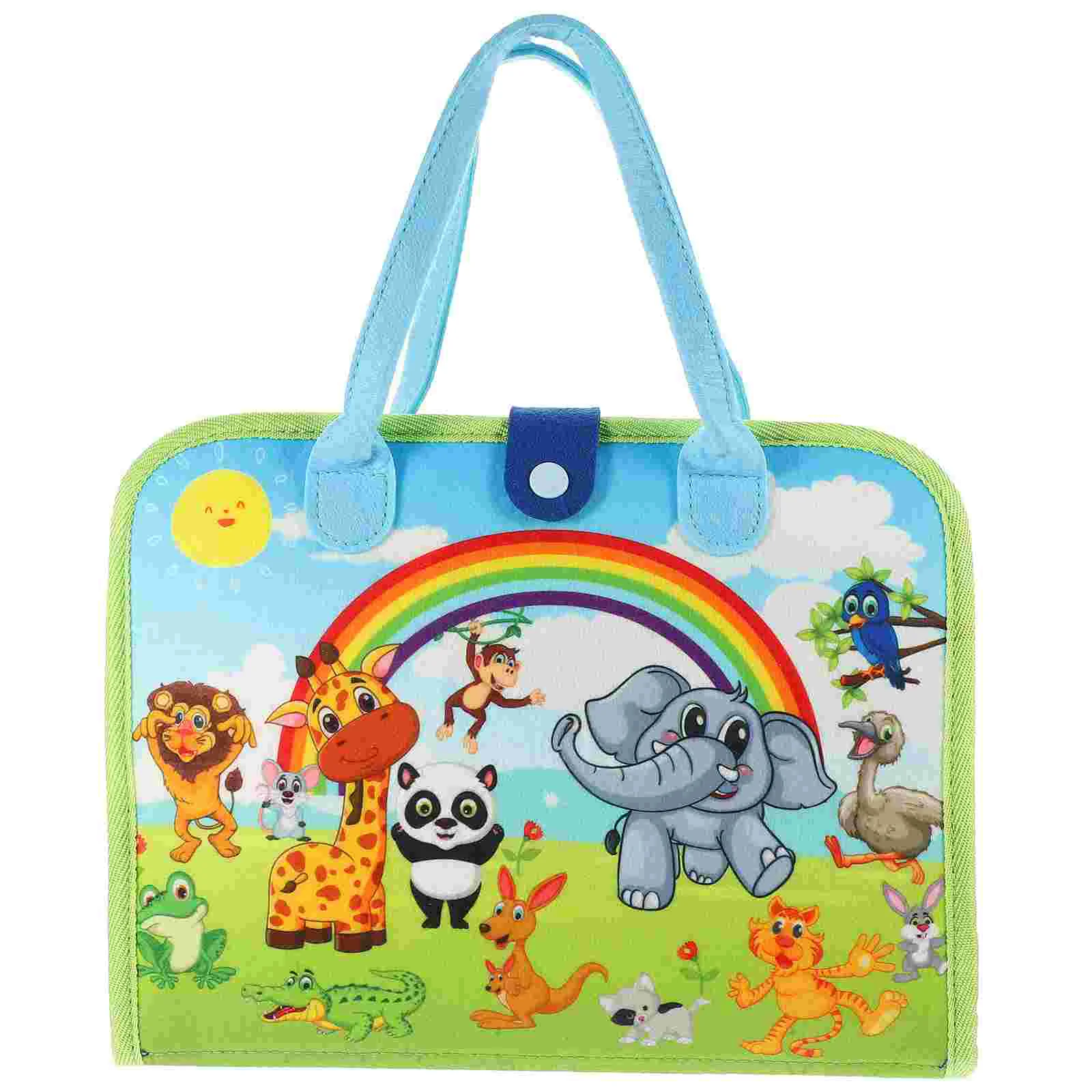 1 Set of Toddler Busy Board Toy Educational Activity Developing Sensory Board Plaything Busy Board for Toddlers