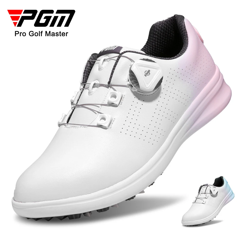 sapatos-de-golfe-pgm-para-mulher-a-prova-dwaterproof-agua-gradiente-design-sapatos-esportivos-senhora-respiravel-tenis-de-golfe-anti-deslizamento-sapato-de-couro-de-microfibra