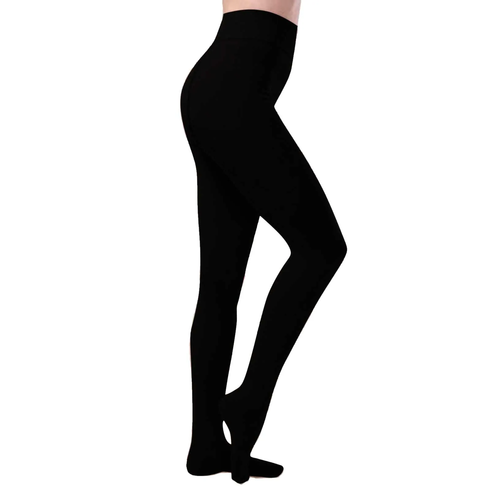 Leggings spessi in pile da donna pantaloni realistici per il tono della pelle pantaloni elastici a vita alta Slim pantaloni per il controllo della pancia pantaloni Leggings