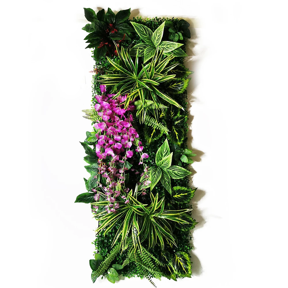 40CM* 120CM Künstliche grüne Pflanzenwand, Simulations-Dekorplatte, geeignet für Garten, Hotel, Hintergrundwanddekoration