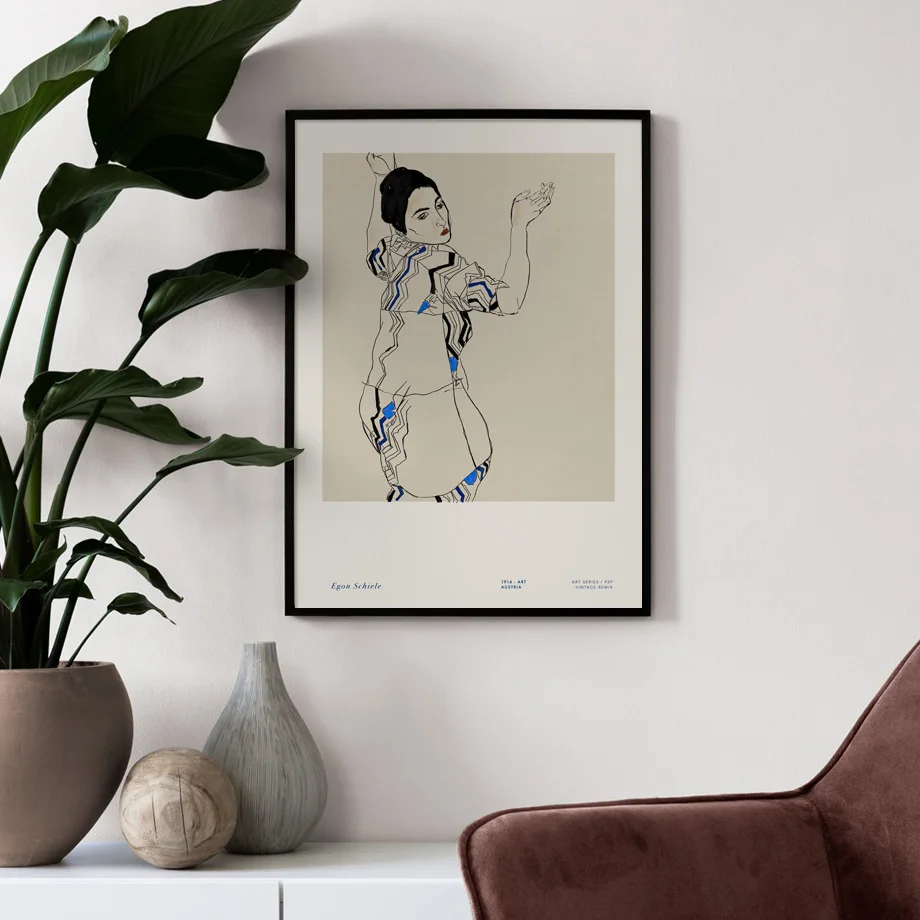 추상 기하학 라인 잎 인간의 조각 북유럽 포스터 및 인쇄 벽 아트 캔버스 회화 벽 그림 거실 장식