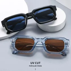 Fashion Retro Small Square Frame Sunglasses Women Shades UV400 Protection Vintage Punk Men Outdoor Sports Y2K Sun Glasses