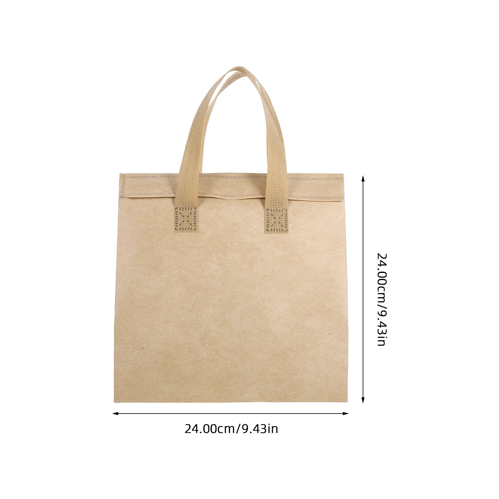 12Pcs Insulated Take-Out Bag Aluminum Foil Thermal Take-Away Lunch Delivery Food Cooler Grocery Bag Hot Cold Food view 3
