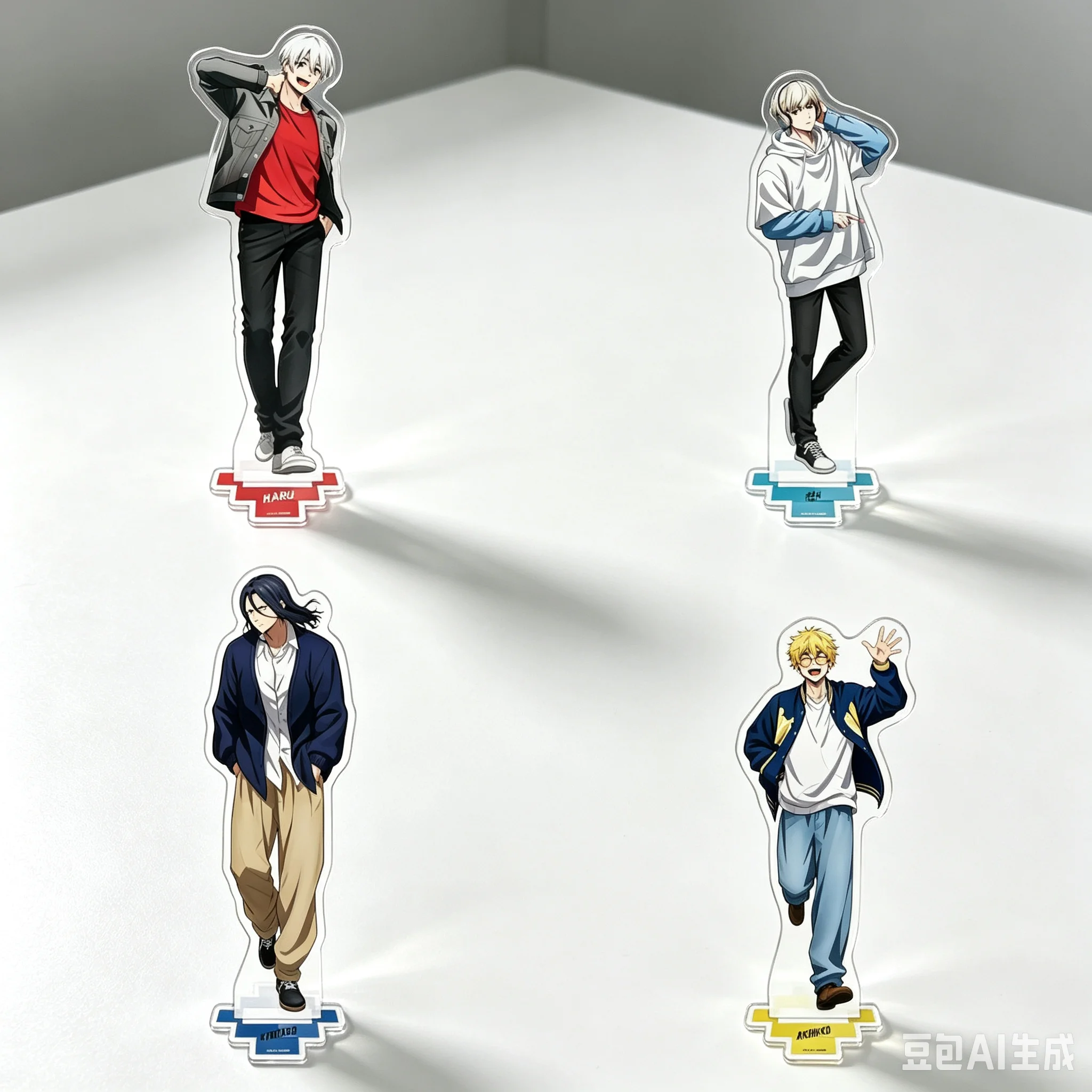 High Pixel 15cm Anime  WIND BREAKER Acrylic Stand Modle Desktop Decoration Game Collectible Ornament HOT Gift For Fans Keychain