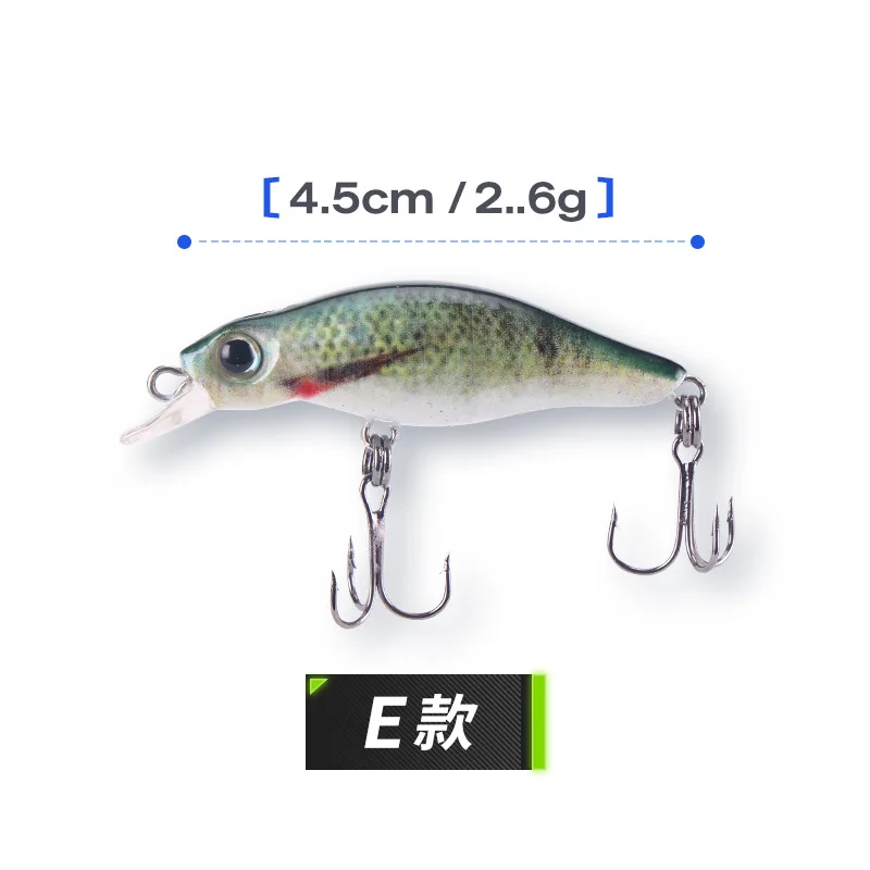 Fishing Lure 4.5cm 2.6g Floating Z Swim Type Minnow 3D Print Artificial  Lures Micro Small Fish 1 Piece SALE - AliExpress 18