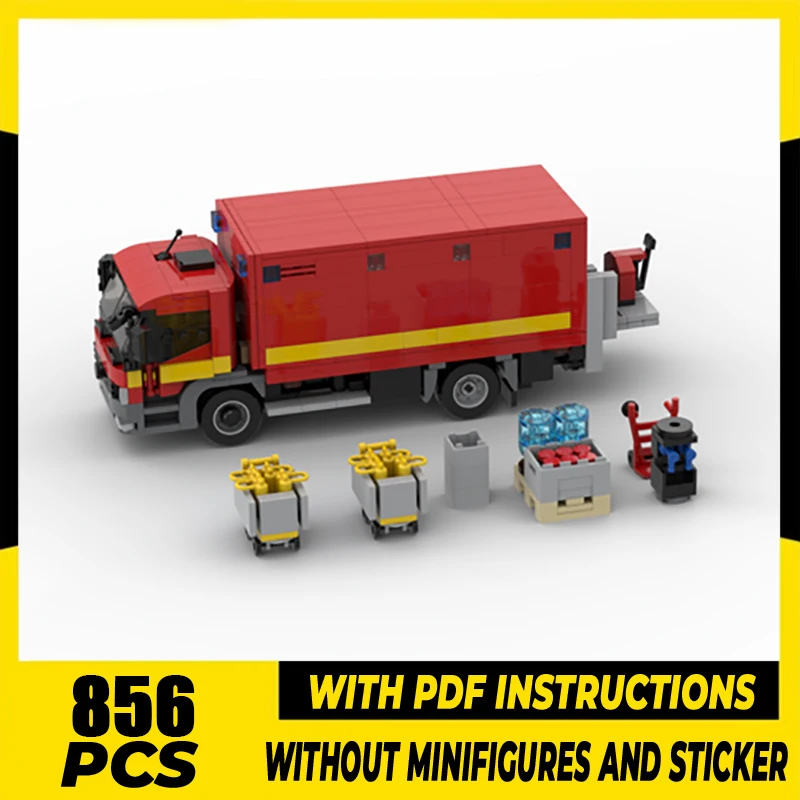 

London Fire Brigade Car Series Moc Building Blocks OSU Model Technology Brick Brand-name Vehicle DIY Toy For Gifts