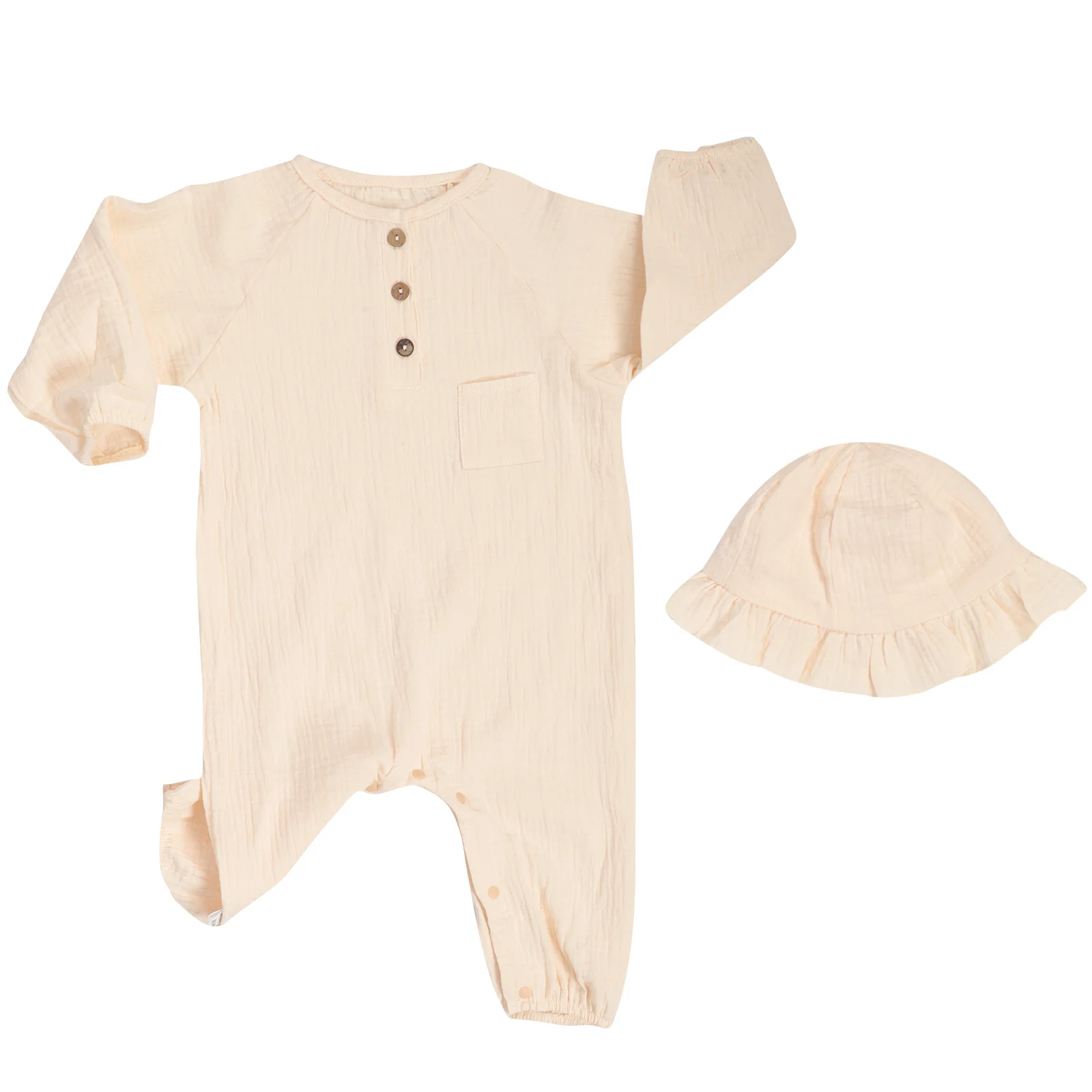 

1Set Long Sleeve Baby Romper Infant Cotton Bodysuit Soft Comfortable Toddler Boy Girl Outfit Autumn Spring Newborn Jumpsuit