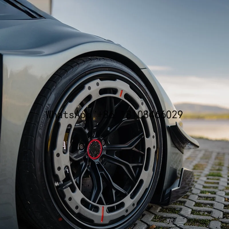 

XINGTU 5x112 5x120 5x114.3 Concave Deep Forged Wheel 2-Piece Silver Black Aluminum Alloy 17-24 Inch New for audi A4 B8