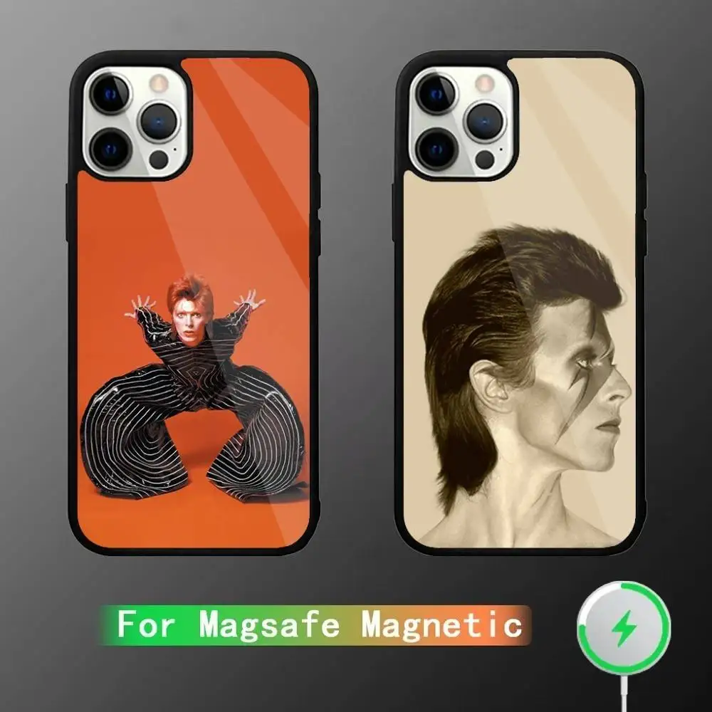 

D-DavidS Rock B-BowieS Phone Case For iPhone 17,16,15,14,13,12,11,Pro,Max,Plus,Mini,SE4,E Magnetic Magsafe Wireless Charging