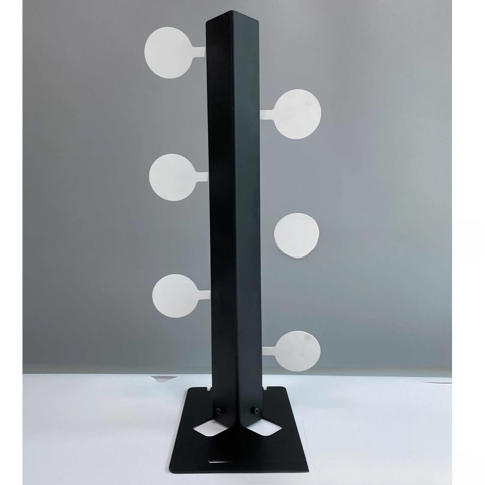 Domestic Applicable Dueling Tree Swing Shooting Practice Magnetic 6 Target Board Fighting Tree Target