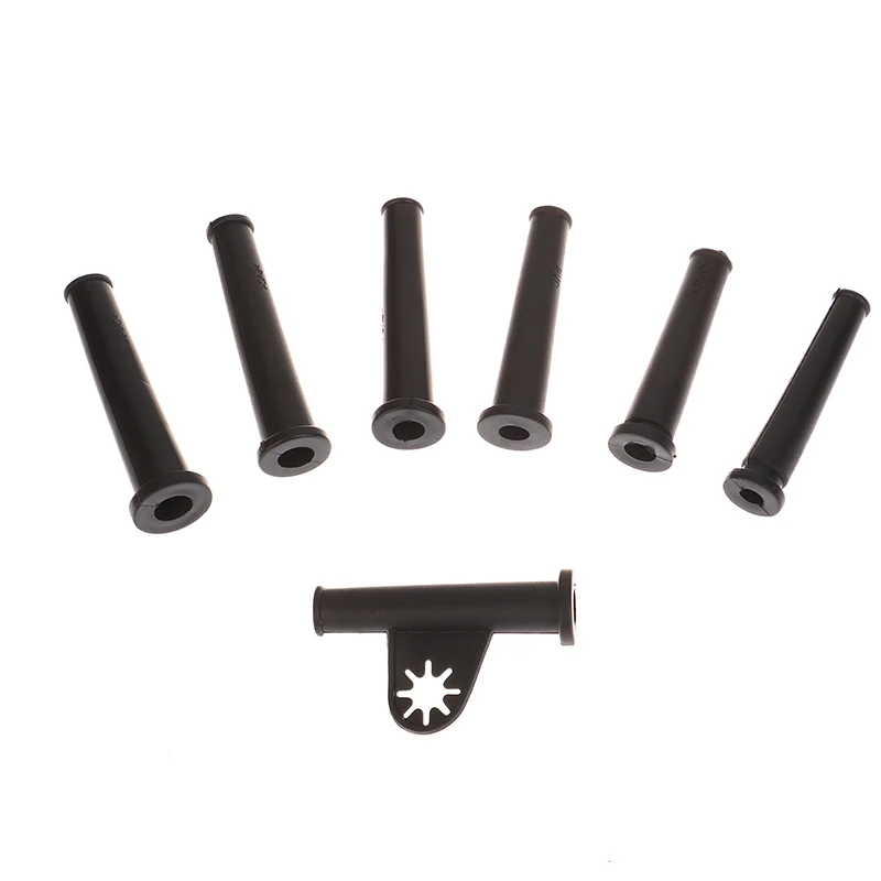 Cubierta protectora de Cable de alimentación, Protector de Cable de goma, funda de bota para amoladora angular, protección de conexión de Cable, 5 uds.