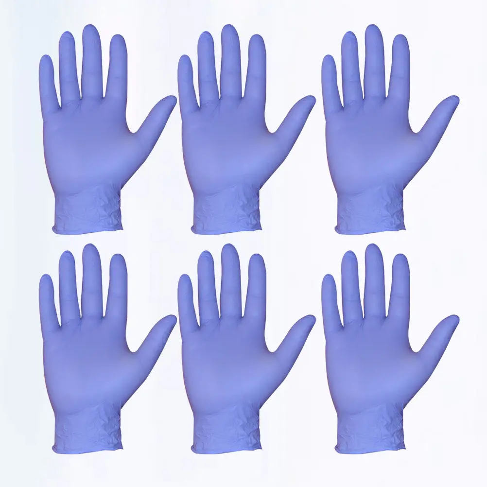 

100pcs Disposable Gloves Rubber Lightweight Waterproof Labor Protection Cleaning Company Mechanical Hairdressing