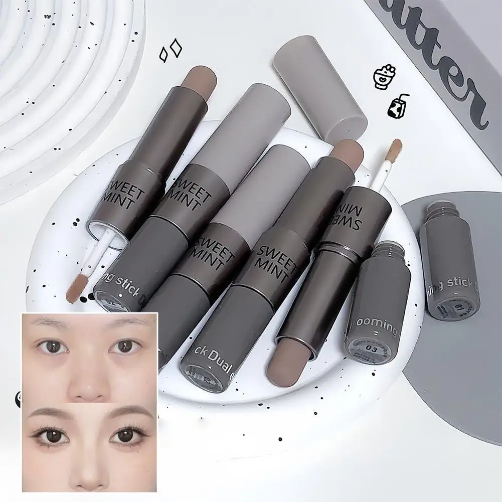 3 cores hidratante corretivo contorno vara sombra suave maquiagem iluminar destaque à prova dwaterproof água contorno rosto 3d nariz lastin d5j7