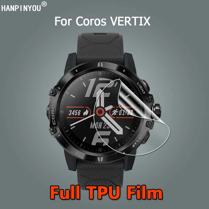 

10Pcs For Coros VERTIX 2 GPS Sport Watch Ultra Clear Slim Repairable Soft TPU Hydrogel Film Screen Protector -Not Tempered Glass