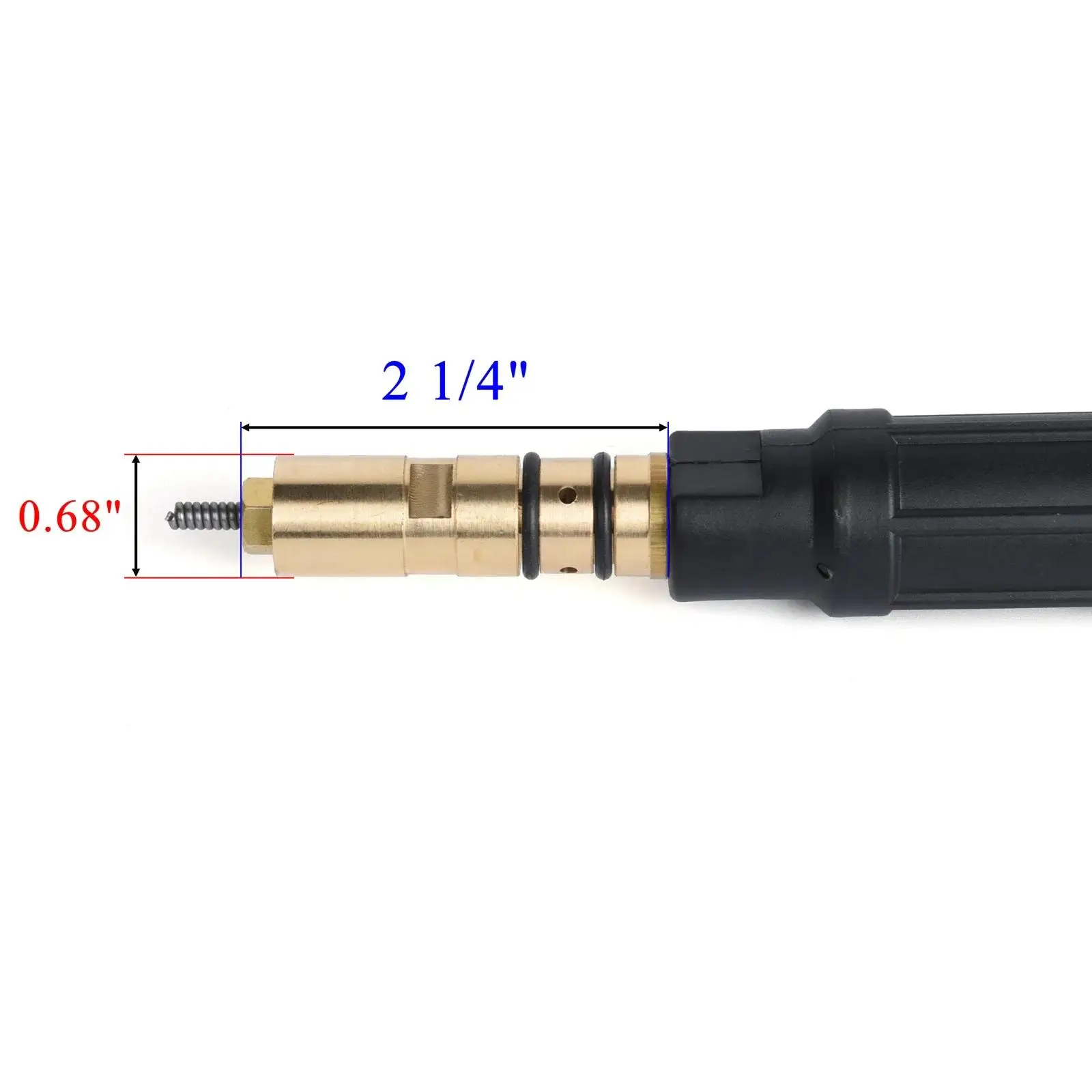 15Ft 250Amp Mig Welding Torch Stinger Replacement Fit 212 169598 M-25 Miller 252 Fit and Millermatic