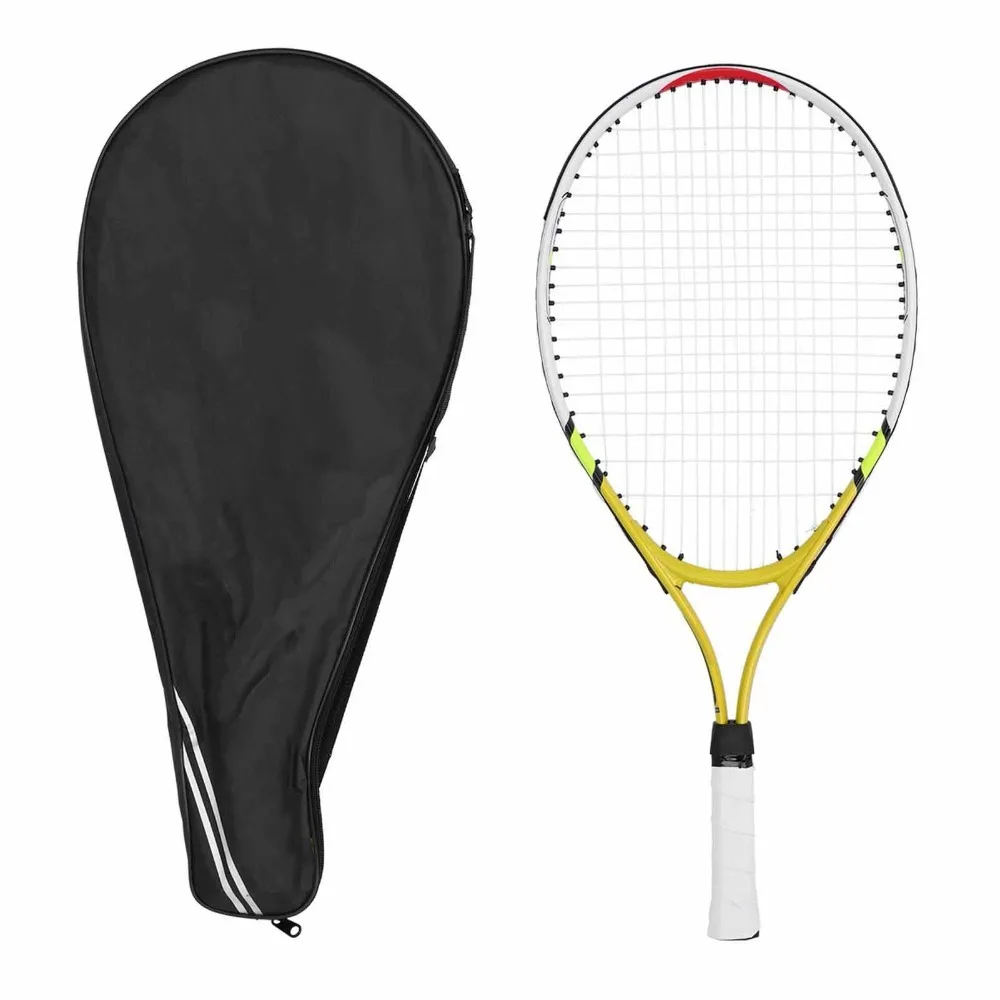 95Inch Junior Tennis Racket Lightweight with Storage Bag Tennis Racket Aluminium Alloy Frame Youth Tennis Racquet