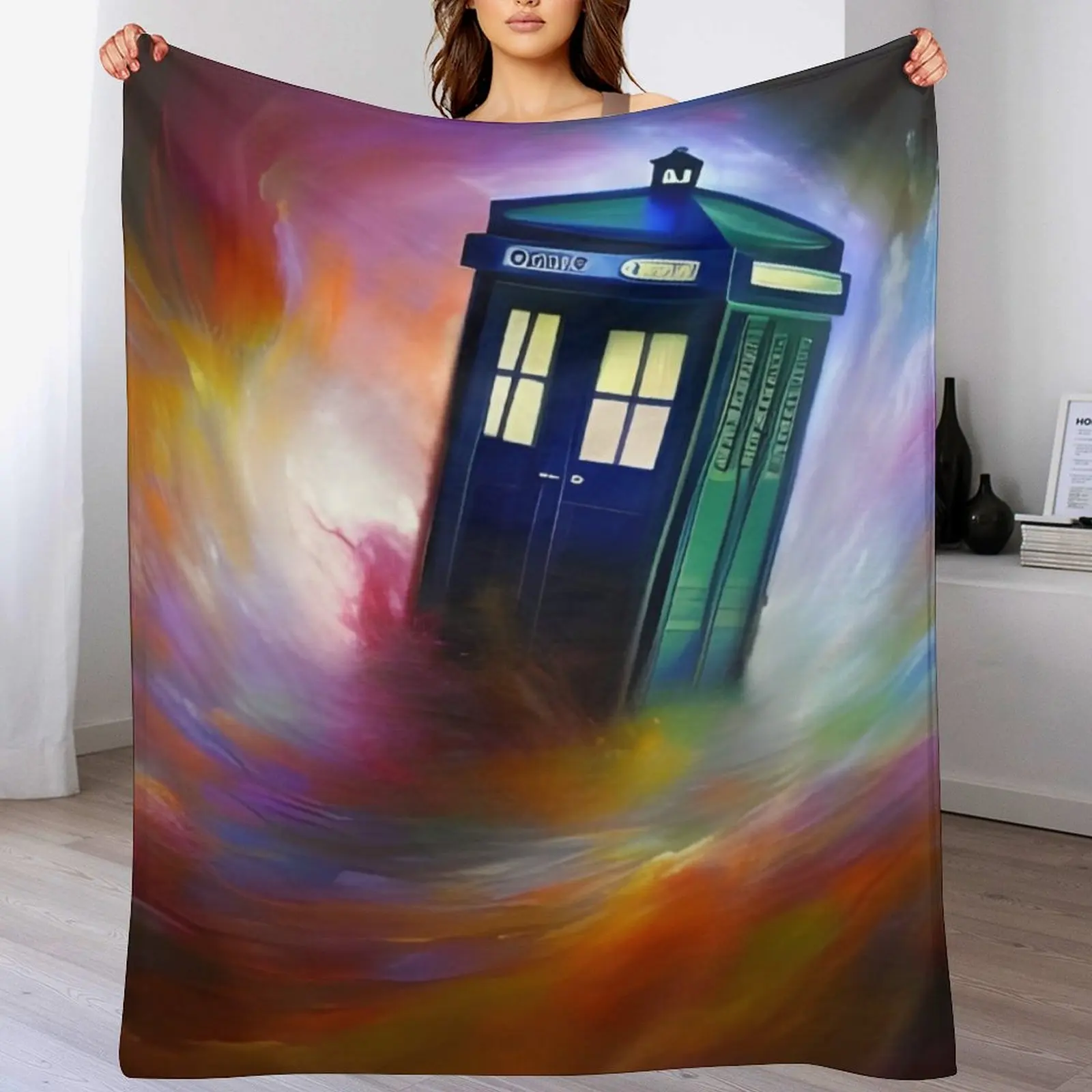 The Doctor is here. Throw Blanket Bed Fashionable valentine gift ideas Sofa Throw Sofa Quilt Blankets