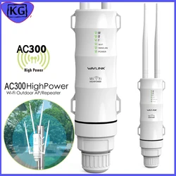 Wavlink AC600 High Power Outdoor Rak Wireless meshtastic WiFi Repeater AP Router Dual Dand 2.4G 5G Long Range Extender POE mesh