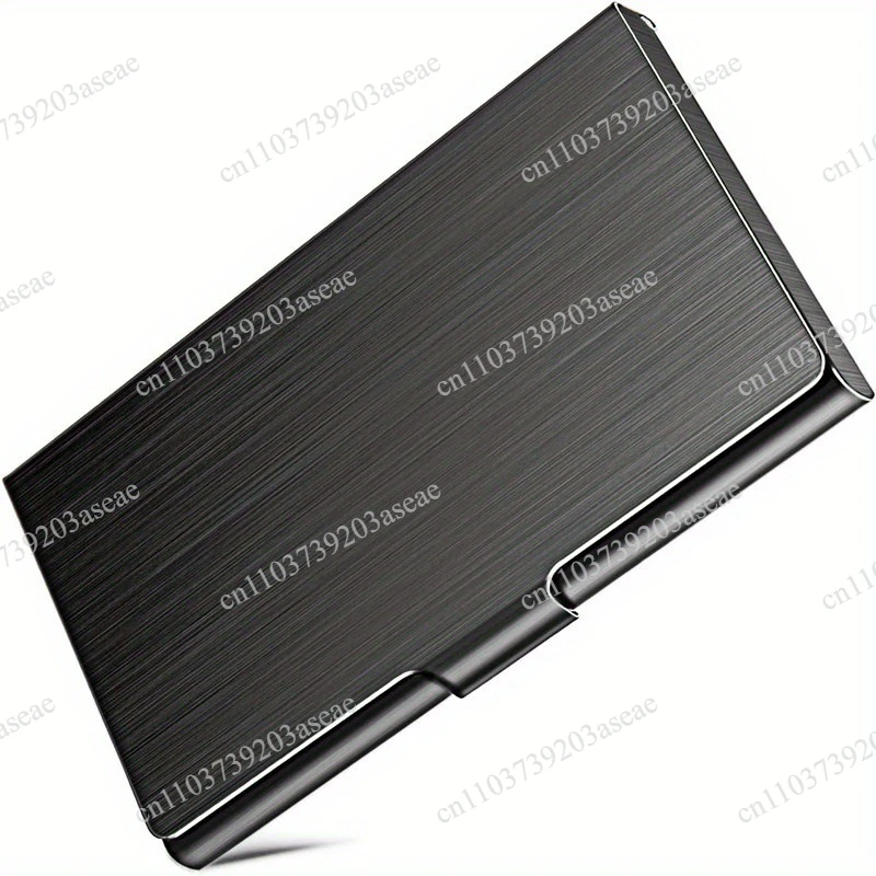 Business Stainless Steel Electroplated Business Card Box Titanium Black Business Card Clip Rose Gold