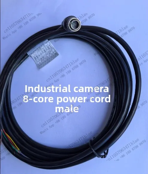 3m Industrial Camera 8-Core Trigger Cable IO Cable 8PIN Power Cable HR25-7TP-8S