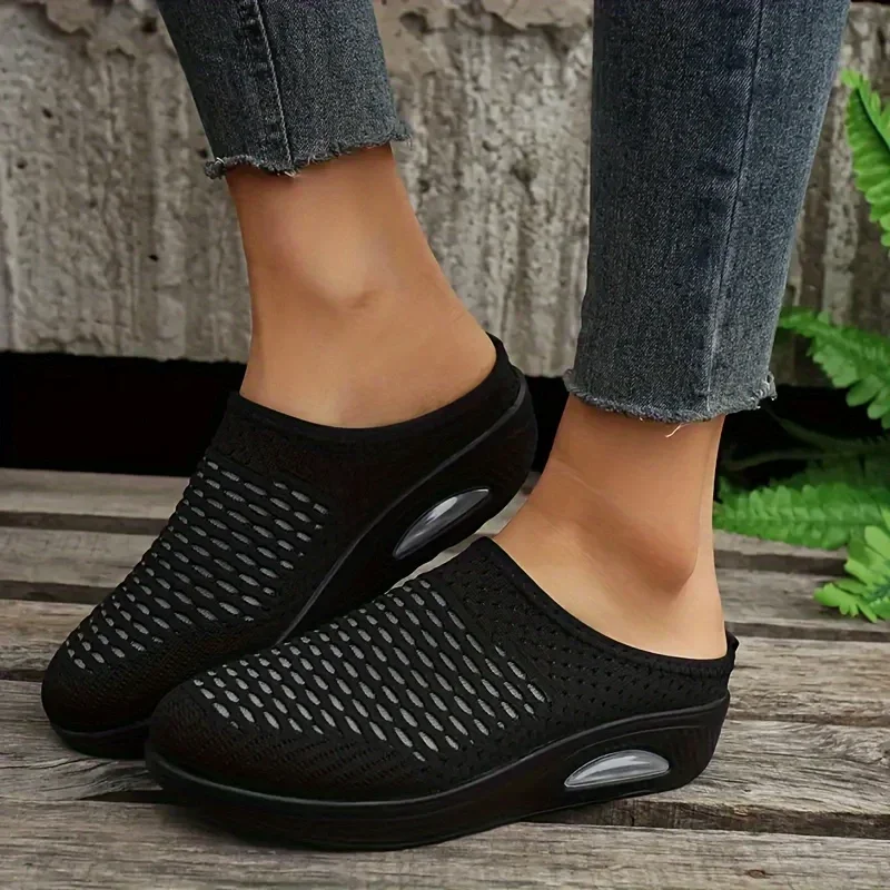 Women Wedge Slippers Premium Slippers Vintage Anti-slip Casual Female Platform Retro Shoes Plus Size Orthopedic Diabetic Sandals