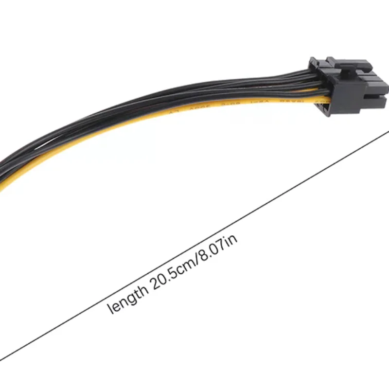 

НОВИНКА! АКЦИЯ! Кабель-переходник PCI-E с 6-контактного на 8-контактный разъем для видеокарты, удлинительный кабель для графического адаптера, кабель питания адаптера.
