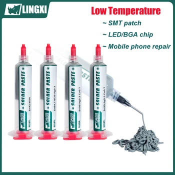 ใหม่ประเภท Solder Paste SMD IC PCB Extruder Flux สําหรับบัดกรี LED เชื่อมวางสําหรับ Iphone ซ่อมเชื่อม Flux