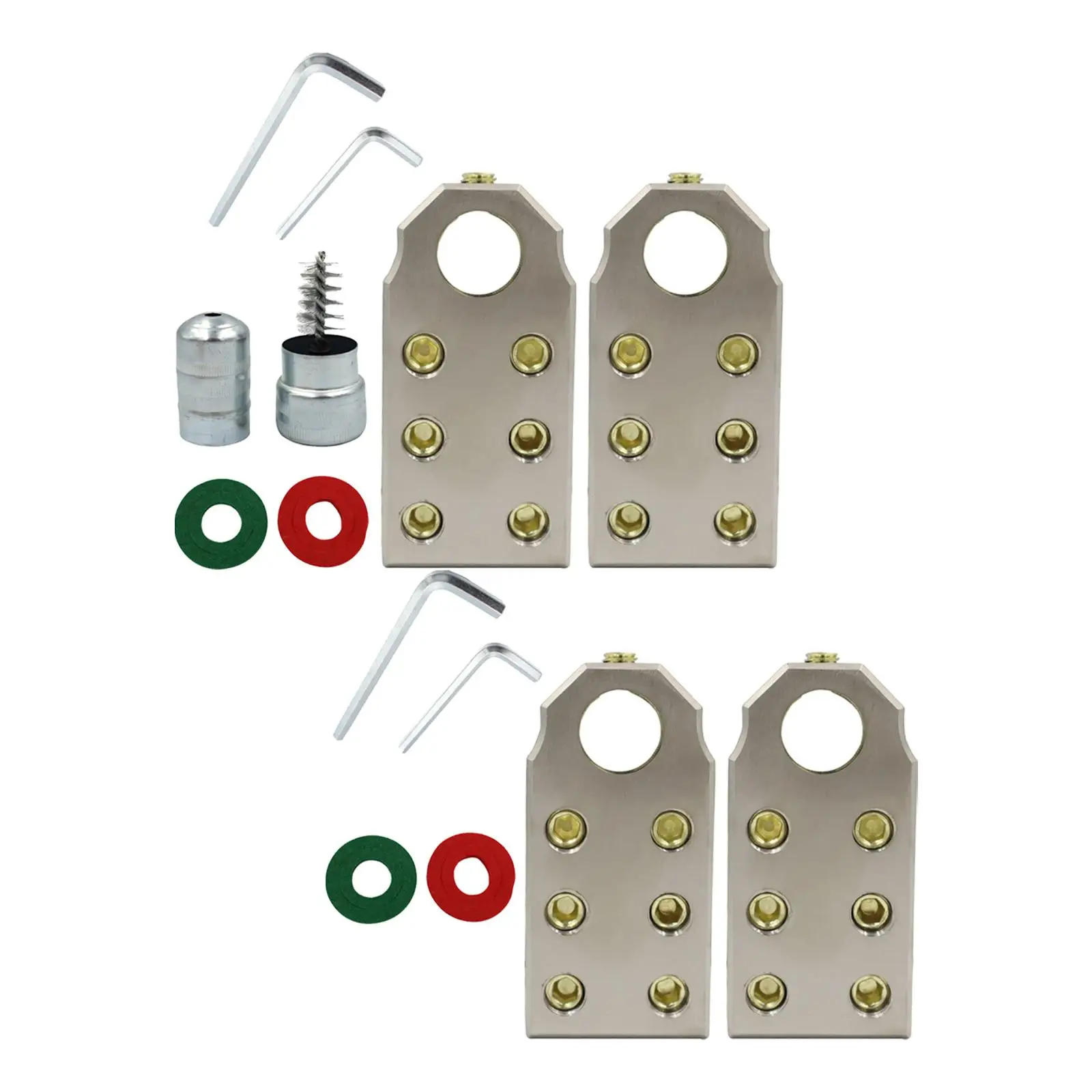 Leads Acid Positive & Negative Battery Terminals Clamp Car for Motorhome
