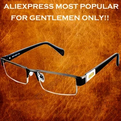 AAR CLARA VIVA AMERICANO-Luxo Titanium Alloy Real Reading Glasses com PU Box, + 1 + 1.5 + 2 + 2.5 + 3 + 3.5 + 4