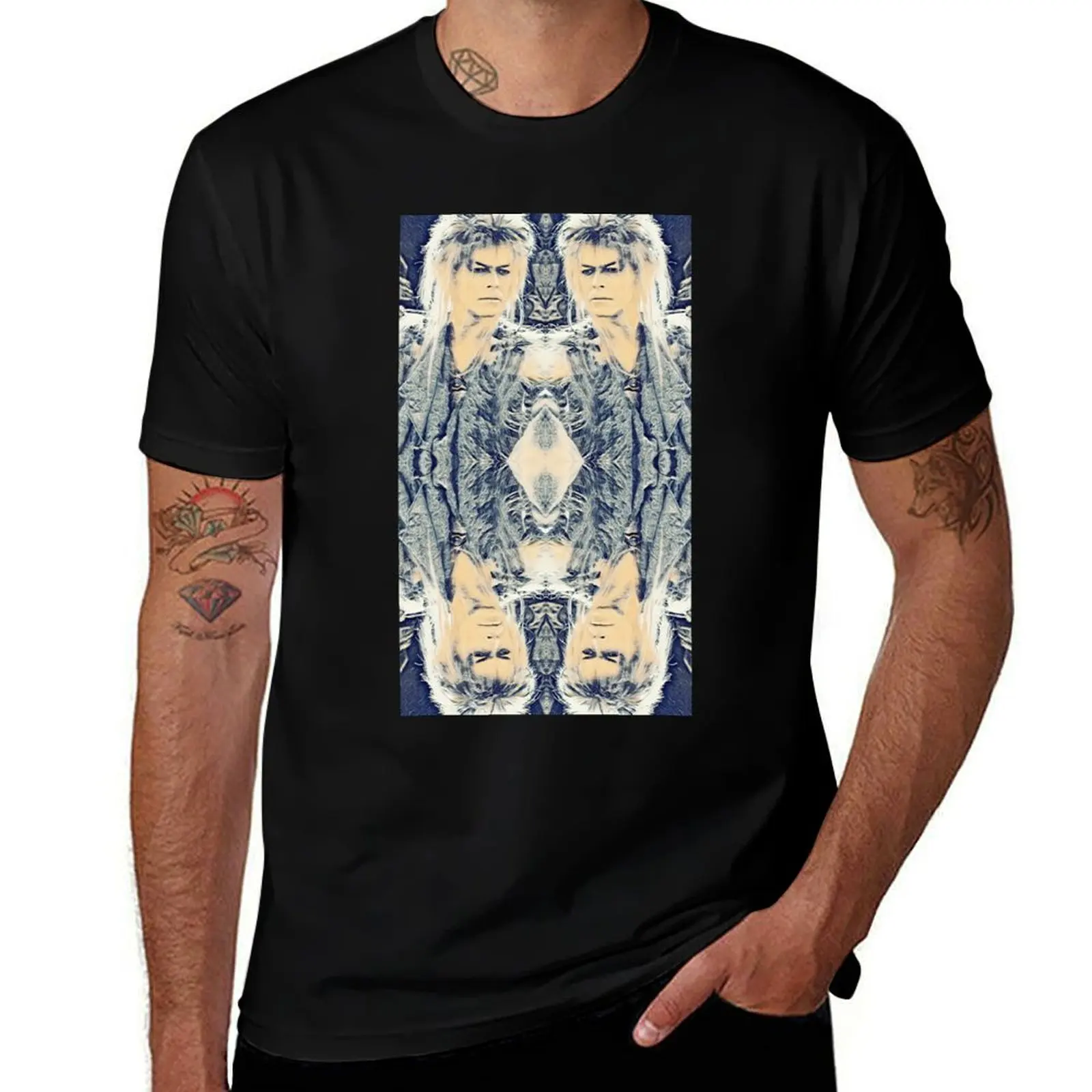 Jareth Great Wave T-Shirt Work Style Casual T-Shirt