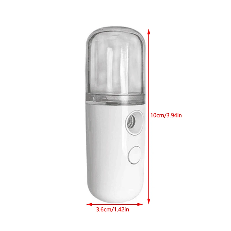 30ML Mini Vapore facciale Personal Nano Spruzzatore USB Nebulizzatore Umidificatore Idratante Donne Bellezza Strumento per la cura della pelle