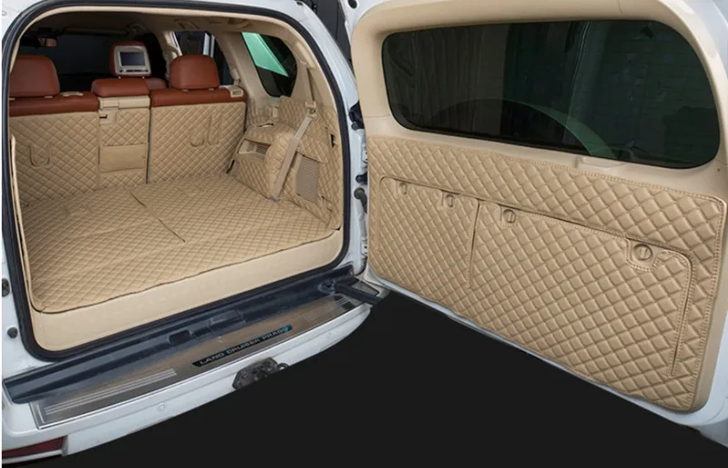 

Full set car trunk mats + Back door mat for Lexus GX 460 7 seats 2024 -2010 cargo liner mat boot carpets cover for GX460 2022