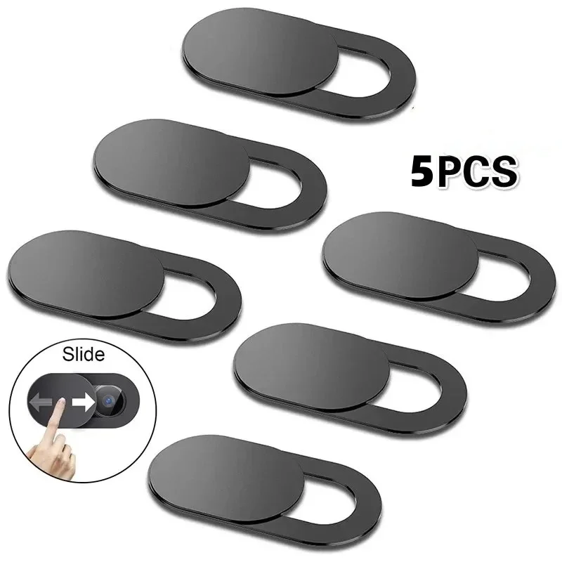 5pcs Cover per fotocamera Slide Webcam ampia compatibilità proteggi la tua Privacy Online Mini Size Ultra sottile per PC portatile iMac HCCY