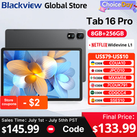 Blackview Tab 16 Pro Tablets 11'' FHD+ Display 8GB 256GB  Widevine L1 Unisoc T616 Android 14 7700mAh 4G Tablet Pad PC