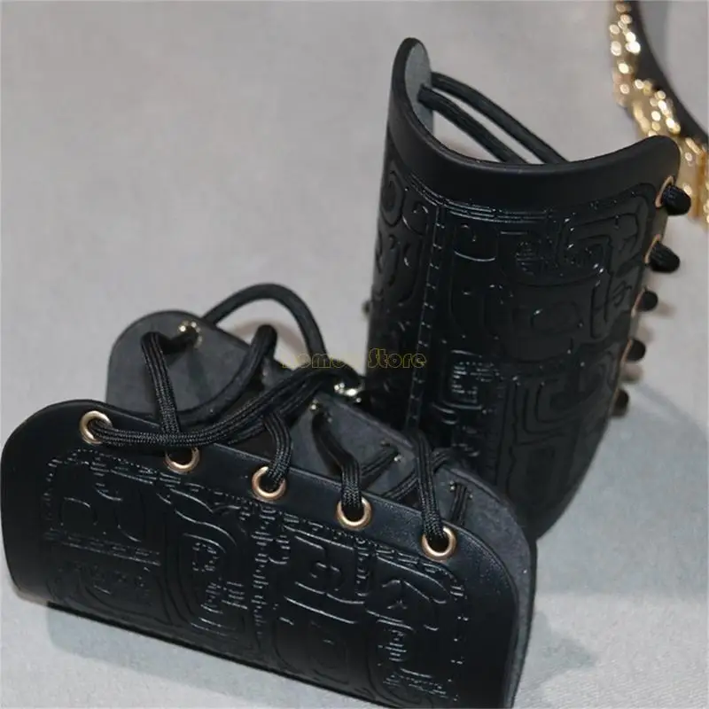 31BF Martial Art Arm Guard Cosplay Chinois Costume Knight Bracas Men Femmes Fémers Joue Party Party Gauntlets