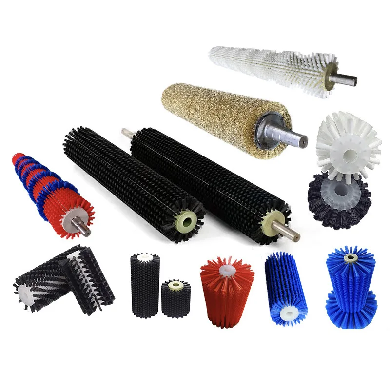 

Brush Roller with Shaft Industrial Dust Removal Photovoltaic Panel Cleaner Cylinder Brush