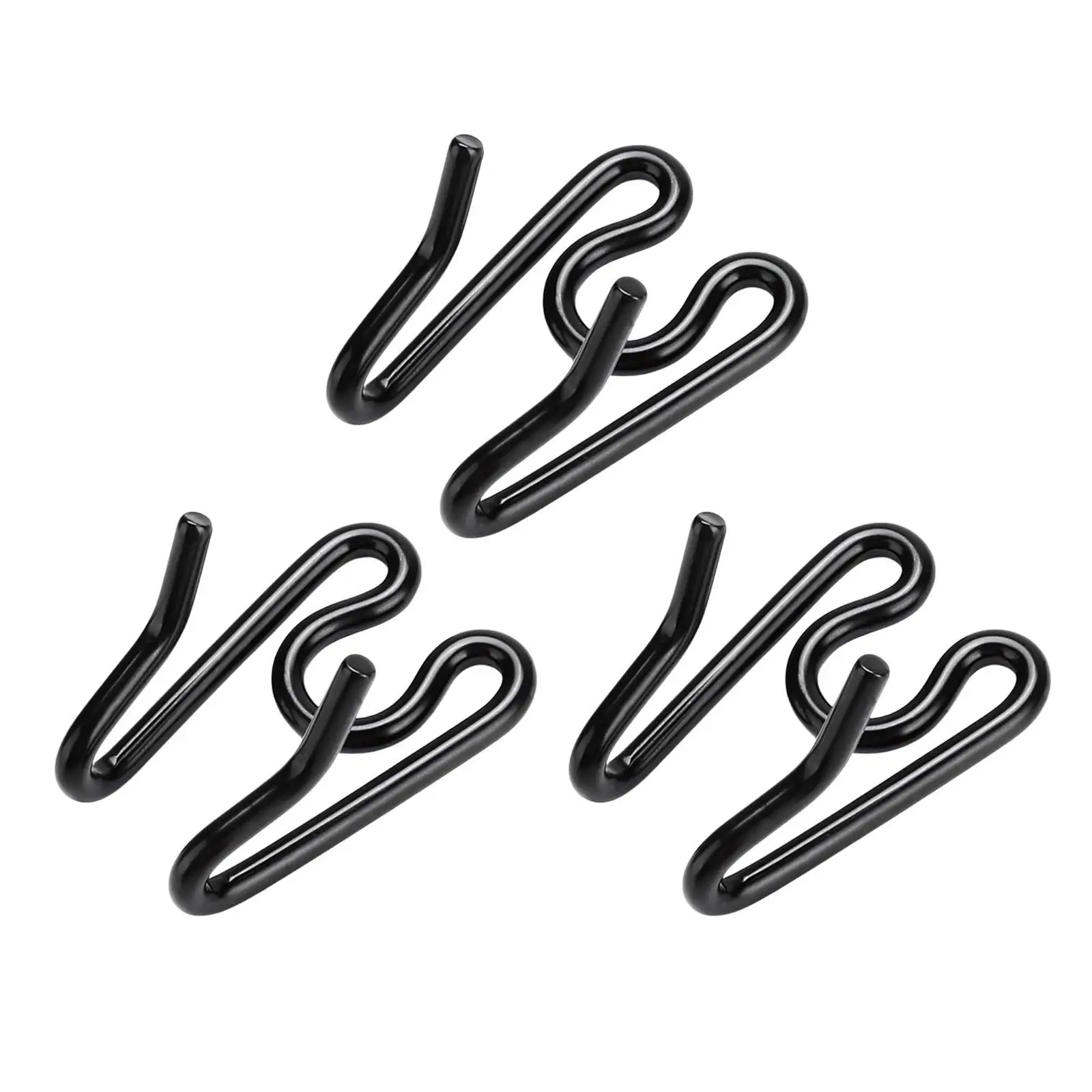 3x Enlaces de punta para collar de perro Construcción de metal versátil Robusto universal 3 mm