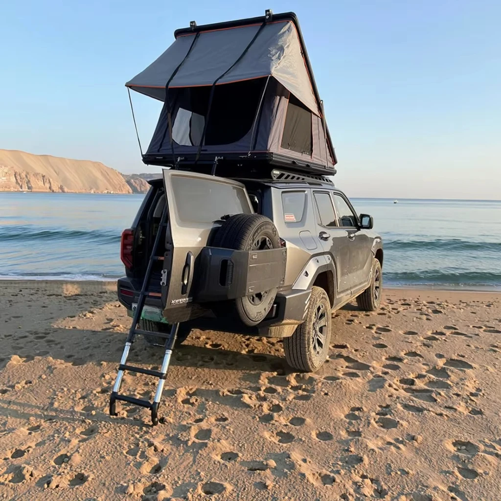 Roof Top Tent Camper Car 4x4 Ultralight Oxford Hard Shell Waterproof Windproof Quick Setup for SUV Camping Overlanding