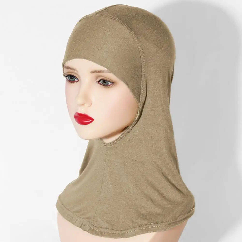 

Women Turban Hat Versatile Head Wrap Stylish Ethnic Headscarf Hat for Women Comfortable Elastic Hair Bag Head Wrap Solid Color