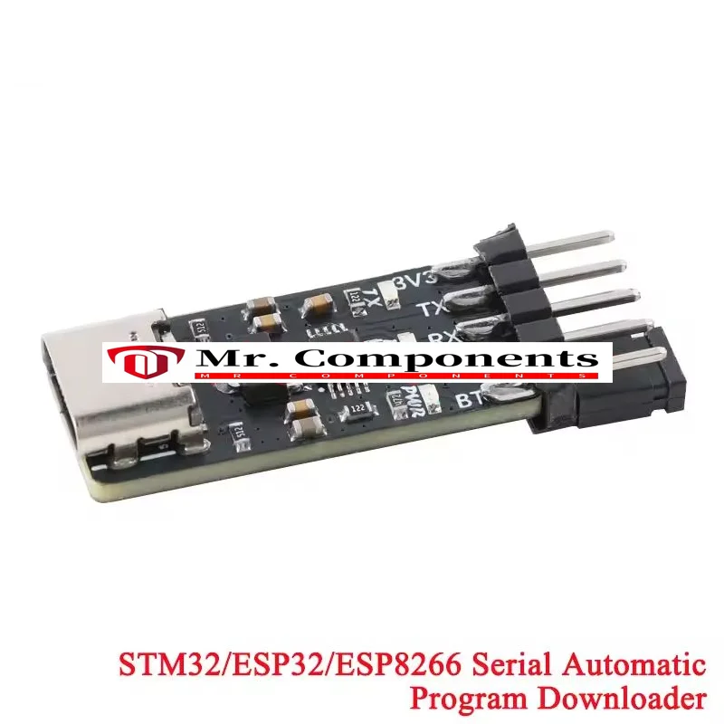 1pcs ESP32/STM32/ESP8266 CH340X USB to TTL Serial Port Automatic Program Download Burner Module MCU Chip GD32/APM32/CKS32/AT32