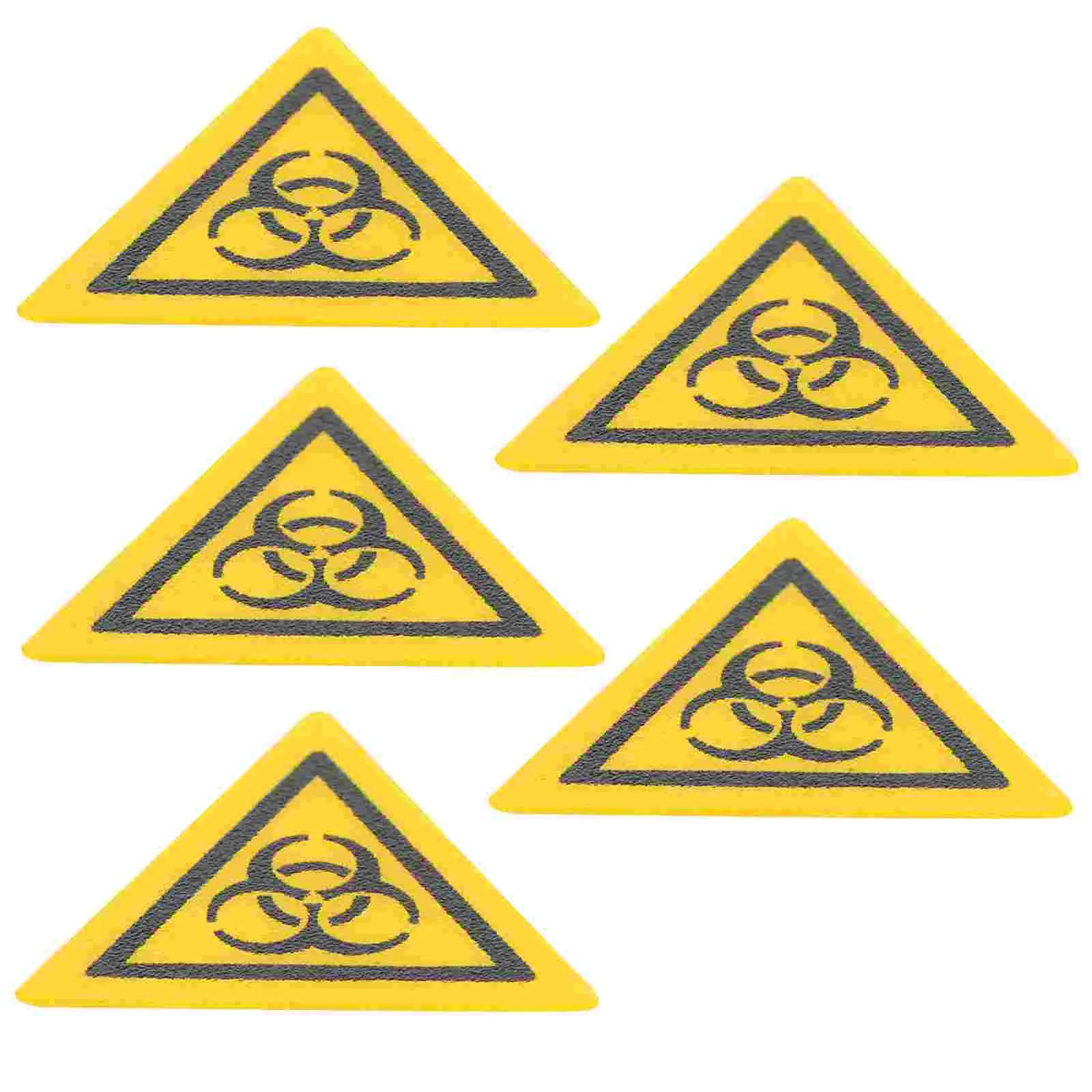 

5 Pcs Laboratory Biosafety Sign Signs Caution Sticker Infection Warning Labels Logo Stickers The Labs Marking Decals