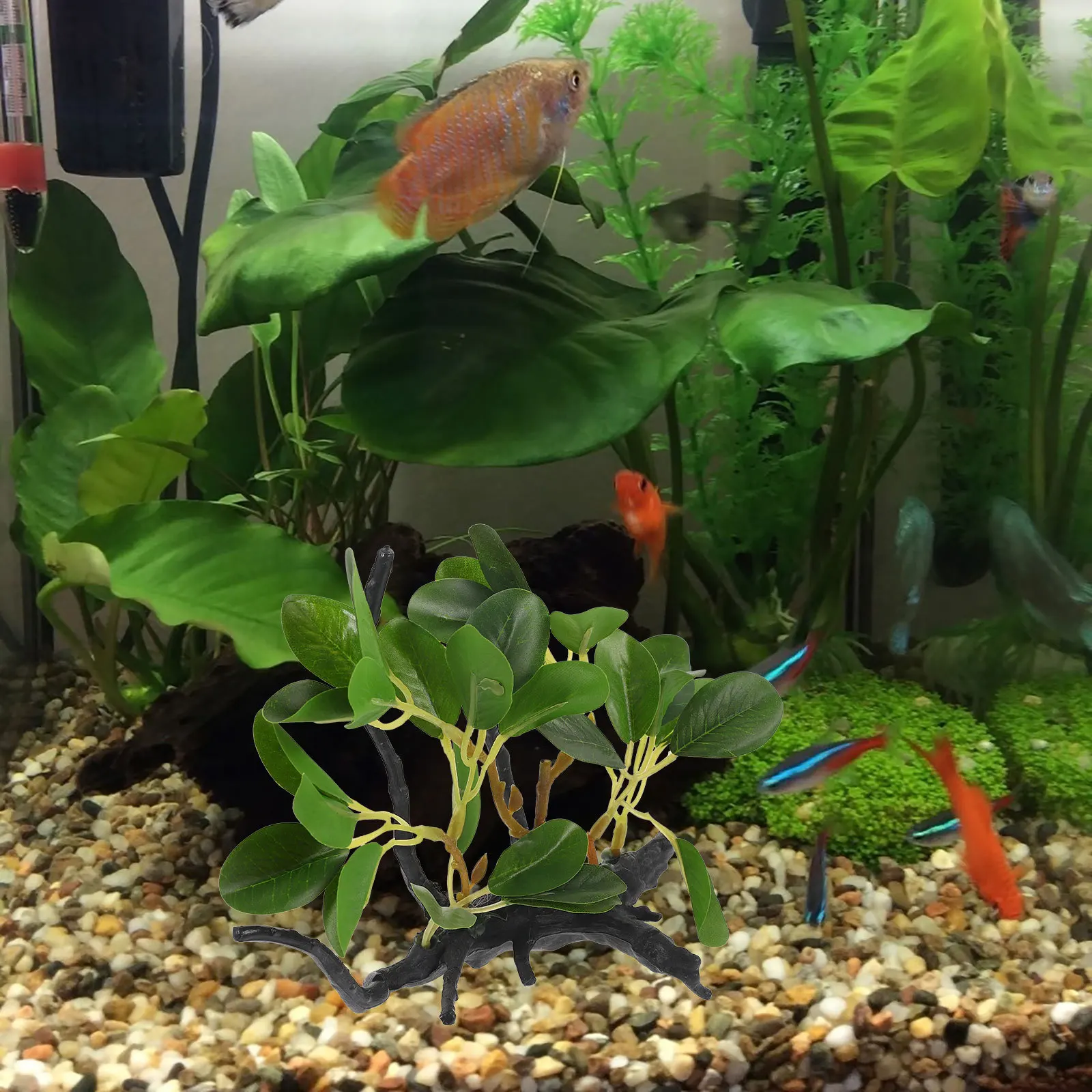 

For Reptile Terrarium Artificial Plastic Fake Plant Aquarium Landscaping Ornament Reptile Tank Accessories