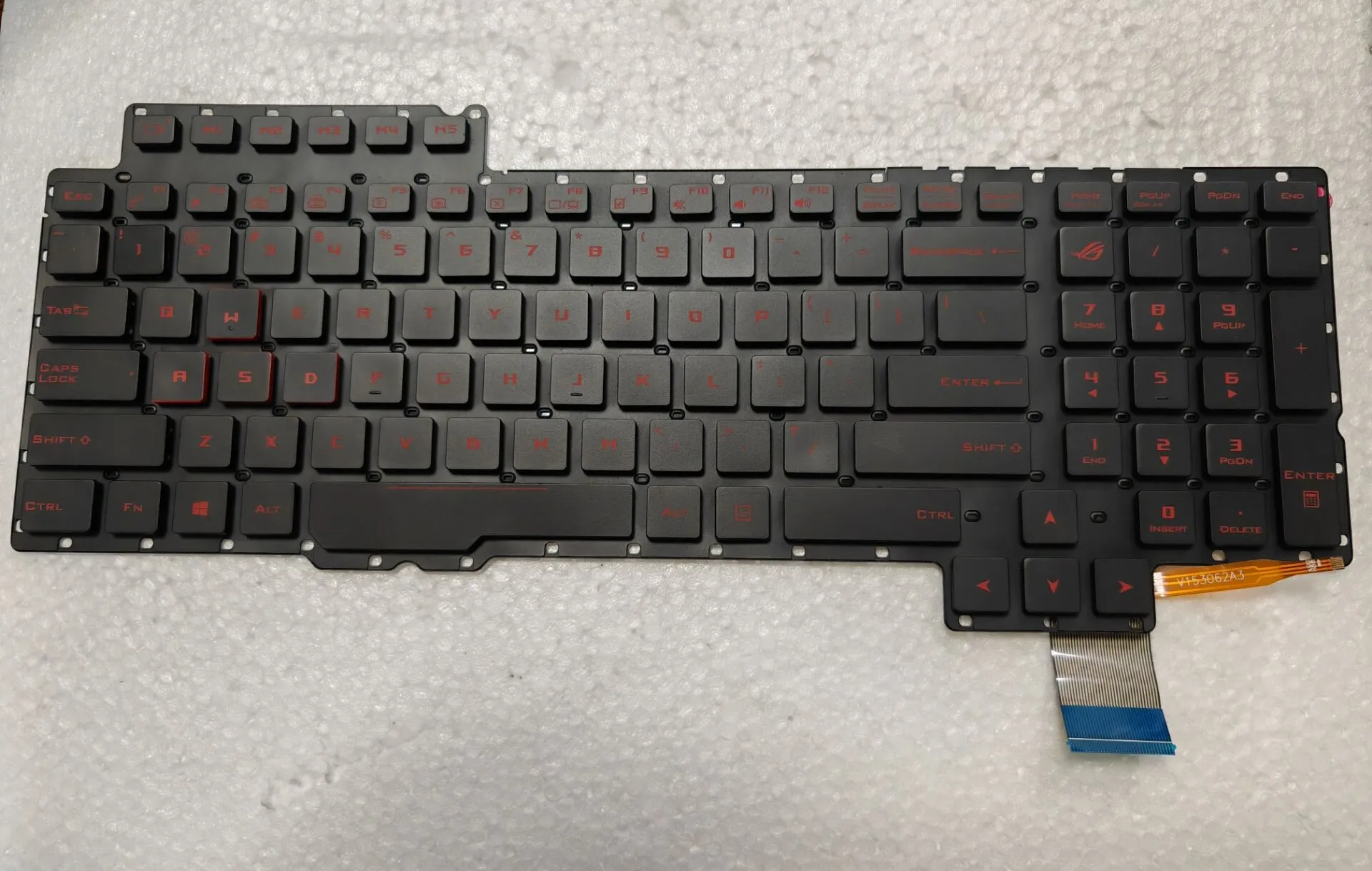 Teclado retroiluminado de EE. UU. Para Asus ROG G752 G752V G752VL G752VS G752VM GFX72 GFX72V GFX72VL GFX72VS GFX72VT GFX72VY